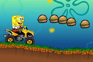 海绵宝宝汉堡摩托