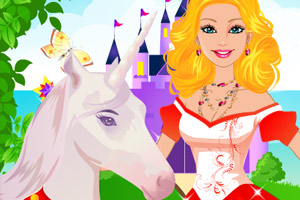 芭比照顾独角兽