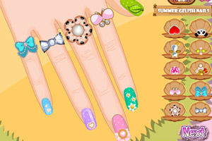 玛丽的夏日美甲