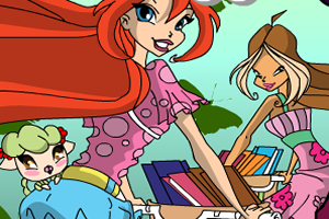 魔法俏佳人填颜色