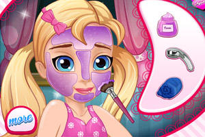 丽萨宝贝做美容