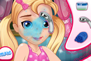 丽萨宝贝做美容