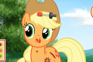 照顾受伤的小马