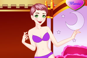 长发公主婚礼装扮