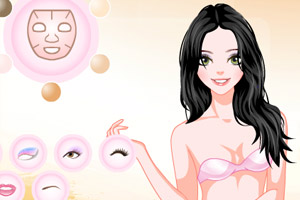 粉红甜心连衣裙