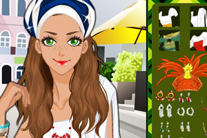 巴西女孩的下午茶