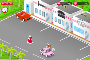 加油站繁忙的一天