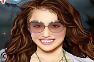 麦莉·塞鲁斯化妆