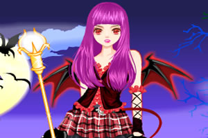 迷人的万圣节女孩