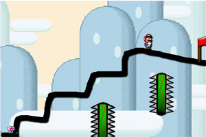 线条上的马里奥