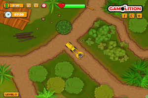 砍伐树木切割小车