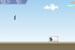 火柴人屋顶跑酷