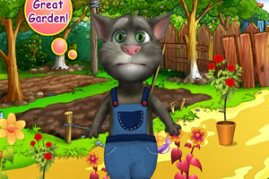 汤姆猫当园丁