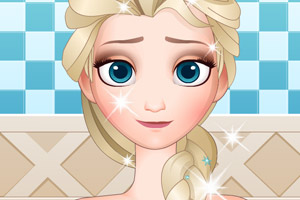 冰雪女王挤痘痘