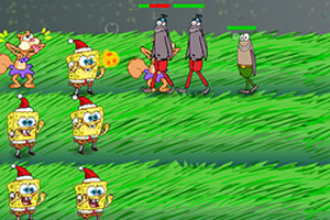 海绵宝宝大战鱼怪