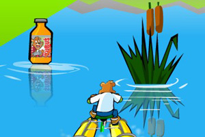 小熊的水上自行车