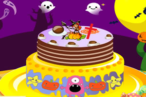 奇趣的万圣节蛋糕