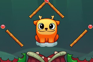 可爱小怪吃水果