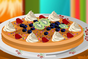 芭比装饰苹果派