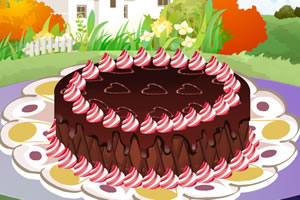 美味的焦糖蛋糕