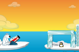 北极熊射击企鹅2