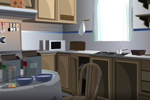 顽皮的男孩逃脱