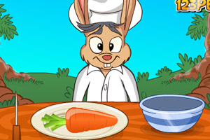 可爱兔的慕斯蛋糕