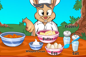 可爱兔的慕斯蛋糕