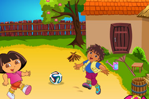 朵拉和迭戈清理场地