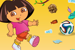 朵拉和迭戈清理场地