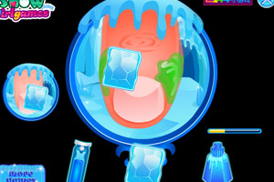 安娜做足部护理