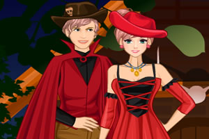 万圣节夫妇装扮