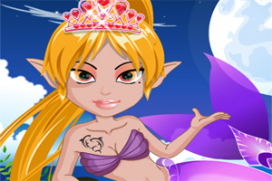 月光下的美人鱼