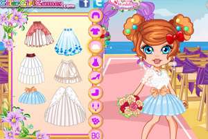 可爱花童去看牙