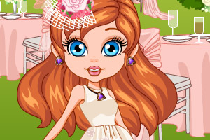 可爱花童去看牙