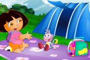 和朵拉一起野餐