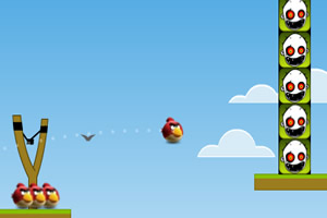 愤怒小鸟打僵尸无敌版