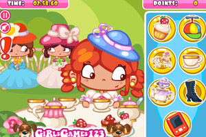 女生茶话会偷懒