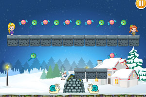 冰雪女王找糖果选关版