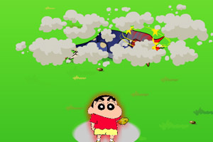 蜡笔小新阻止大怪兽