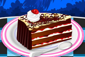 樱桃巧克力蛋糕