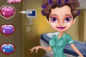 漂亮的护士化妆