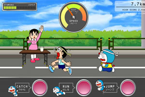 机器猫跑马拉松