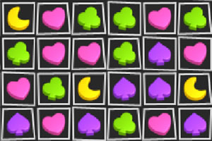 黑白形状对对碰