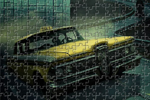 老式出租车拼图