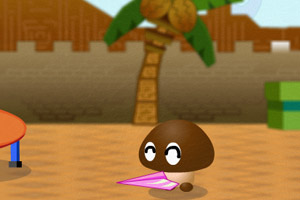 马里奥扔纸飞机