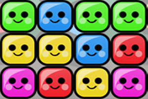 五彩表情方块