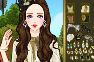 高贵的金色女孩