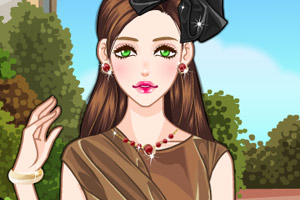 高贵的金色女孩