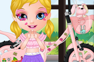芭比宝贝骑单车